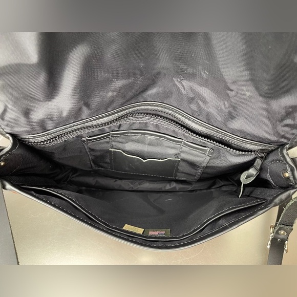 Duluth Pack Medium Crossbody Purse Real Bison Leather USA Made Shoulder Bag - Picture 7 of 9